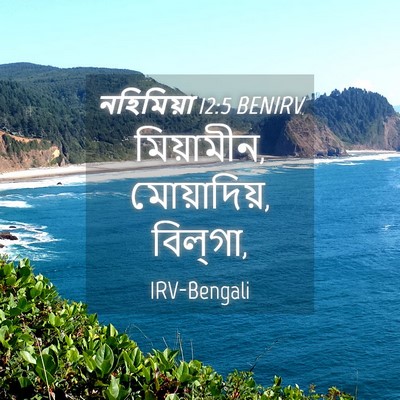 Picture 04 - নহিমিয়া 12:5 BENIRV - মিয়ামীন, - Bible Verse Picture