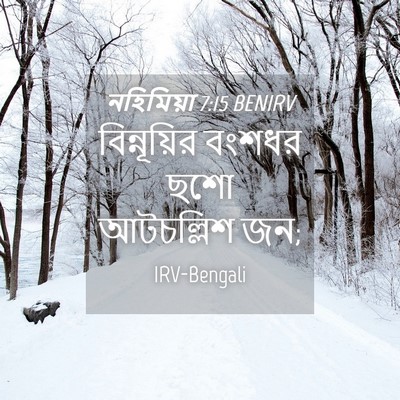 Picture 04 - নহিমিয়া 7:15 BENIRV - বিন্নূয়ির বংশধর - Bible Verse Picture