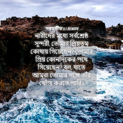 Picture 04 - পৰমগীত 6:1 BENIRV - নারীদের মধ্যে - Bible Verse Picture
