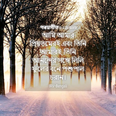 Picture 04 - পৰমগীত 6:3 BENIRV - আমি আমার - Bible Verse Picture