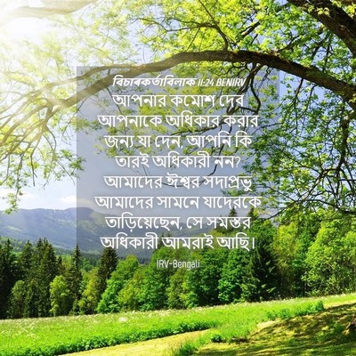 Picture 04 - বিচাৰকর্তাবিলাক 11:24 BENIRV - আপনার কমোশ দেব - Bible Verse Picture