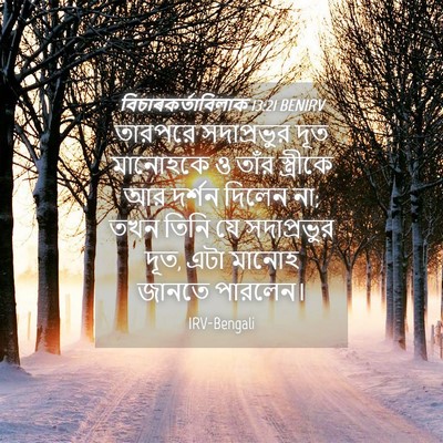 Picture 04 - বিচাৰকর্তাবিলাক 13:21 BENIRV - তারপরে সদাপ্রভুর - Bible Verse Picture