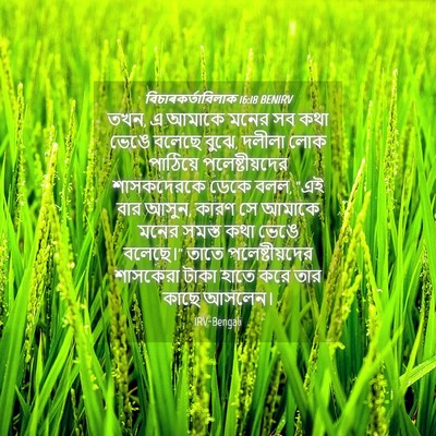 Picture 04 - বিচাৰকর্তাবিলাক 16:18 BENIRV - তখন, এ আমাকে মনের - Bible Verse Picture