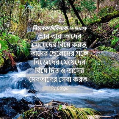 Picture 04 - বিচাৰকর্তাবিলাক 3:6 BENIRV - আর তারা তাদের - Bible Verse Picture