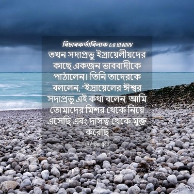 Picture 04 - বিচাৰকর্তাবিলাক 6:8 BENIRV - তখন সদাপ্রভু - Bible Verse Picture