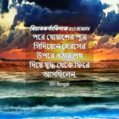 Picture 04 - বিচাৰকর্তাবিলাক 8:13 BENIRV - পরে যোয়াশের - Bible Verse Picture