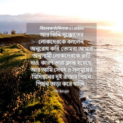 Picture 04 - বিচাৰকর্তাবিলাক 8:5 BENIRV - আর তিনি সুক্কোতের - Bible Verse Picture