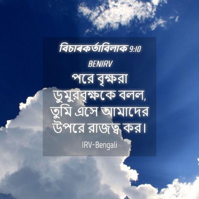 Picture 04 - বিচাৰকর্তাবিলাক 9:10 BENIRV - পরে বৃক্ষরা - Bible Verse Picture