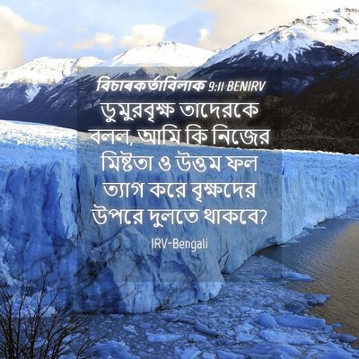 Picture 04 - বিচাৰকর্তাবিলাক 9:11 BENIRV - ডুমুরবৃক্ষ - Bible Verse Picture