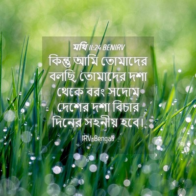 Picture 04 - মথি 11:24 BENIRV - কিন্তু আমি - Bible Verse Picture
