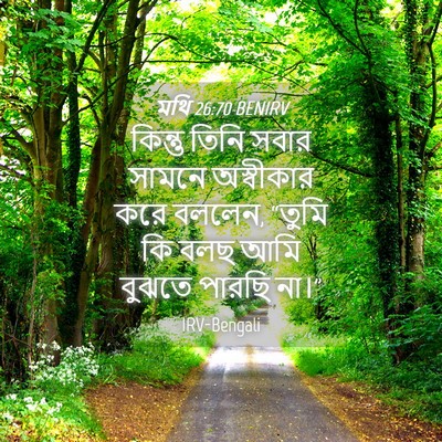 Picture 04 - মথি 26:70 BENIRV - কিন্তু তিনি সবার - Bible Verse Picture