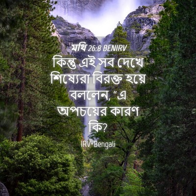 Picture 04 - মথি 26:8 BENIRV - কিন্তু এই সব দেখে - Bible Verse Picture
