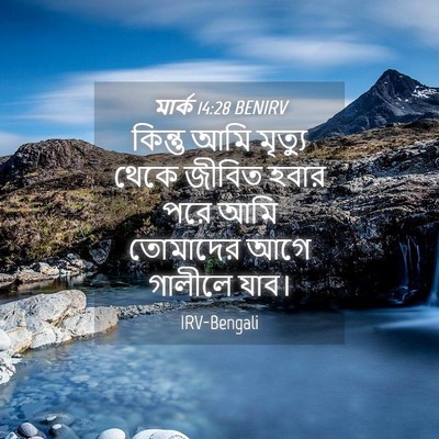 Picture 04 - মার্ক 14:28 BENIRV - কিন্তু আমি মৃত্যু - Bible Verse Picture