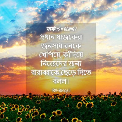 Picture 04 - মার্ক 15:11 BENIRV - প্রধান যাজকেরা - Bible Verse Picture