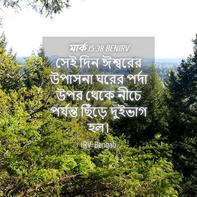 Picture 04 - মার্ক 15:38 BENIRV - সেই দিন ঈশ্বরের - Bible Verse Picture