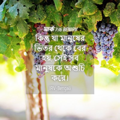 Picture 04 - মার্ক 7:16 BENIRV - কিন্তু যা মানুষের - Bible Verse Picture