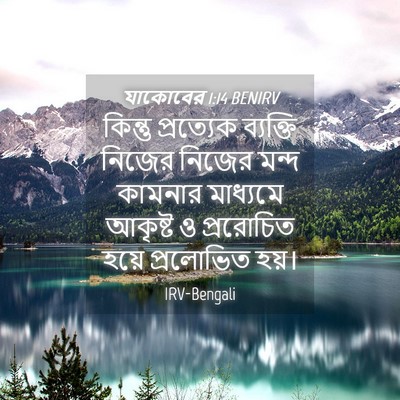 Picture 04 - যাকোবের 1:14 BENIRV - কিন্তু প্রত্যেক - Bible Verse Picture