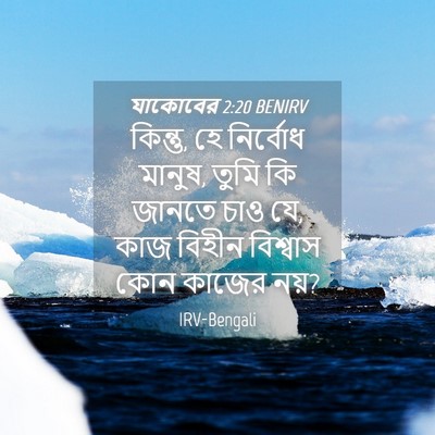 Picture 04 - যাকোবের 2:20 BENIRV - কিন্তু, হে নির্বোধ - Bible Verse Picture