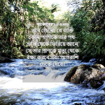 Picture 04 - যাকোবের 5:20 BENIRV - তবে জেনো, যে - Bible Verse Picture