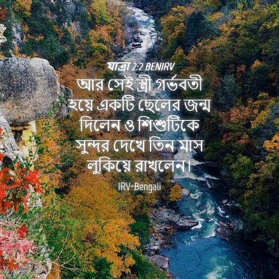 Picture 04 - যাত্ৰা 2:2 BENIRV - আর সেই স্ত্রী - Bible Verse Picture