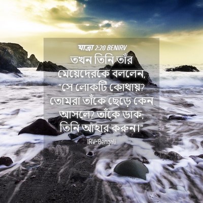 Picture 04 - যাত্ৰা 2:20 BENIRV - তখন তিনি তাঁর - Bible Verse Picture