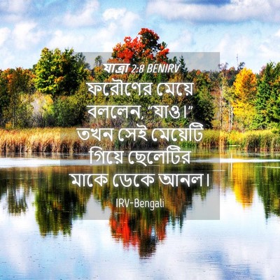 Picture 04 - যাত্ৰা 2:8 BENIRV - ফরৌণের মেয়ে - Bible Verse Picture