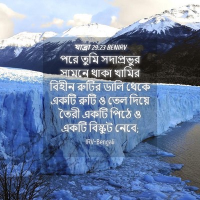 Picture 04 - যাত্ৰা 29:23 BENIRV - পরে তুমি - Bible Verse Picture