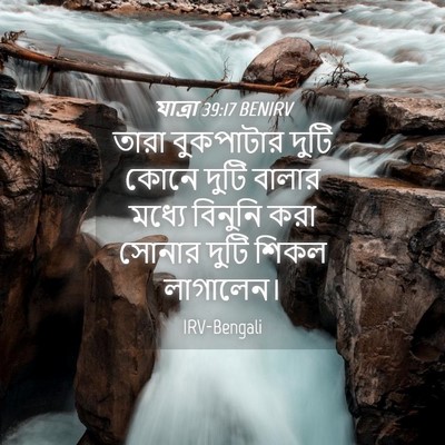 Picture 04 - যাত্ৰা 39:17 BENIRV - তারা বুকপাটার - Bible Verse Picture