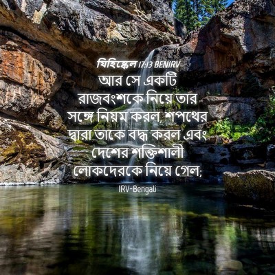 Picture 04 - যিহিষ্কেল 17:13 BENIRV - আর সে একটি - Bible Verse Picture