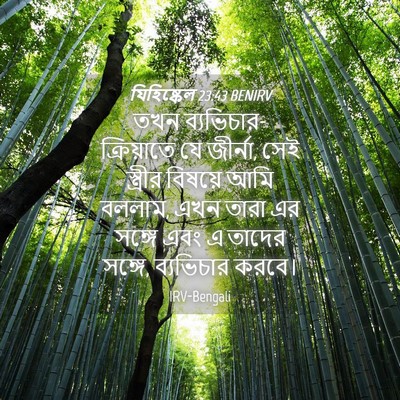 Picture 04 - যিহিষ্কেল 23:43 BENIRV - তখন - Bible Verse Picture