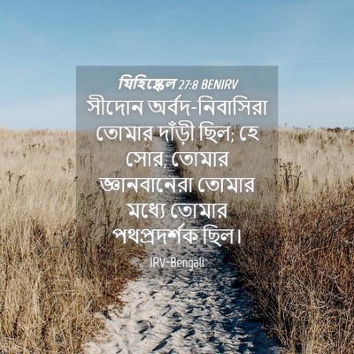 Picture 04 - যিহিষ্কেল 27:8 BENIRV - সীদোন - Bible Verse Picture