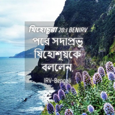 Picture 04 - যিহোচূৱা 20:1 BENIRV - পরে সদাপ্রভু - Bible Verse Picture