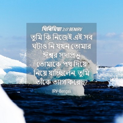 Picture 04 - যিৰিমিয়া 2:17 BENIRV - তুমি কি নিজেই এই সব - Bible Verse Picture
