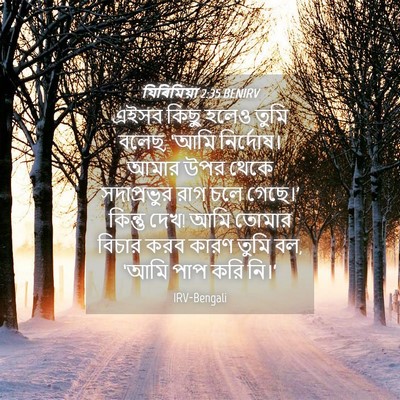 Picture 04 - যিৰিমিয়া 2:35 BENIRV - এইসব কিছু হলেও - Bible Verse Picture