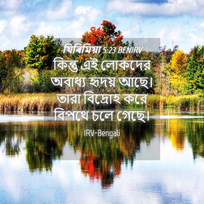 Picture 04 - যিৰিমিয়া 5:23 BENIRV - কিন্তু এই লোকদের - Bible Verse Picture