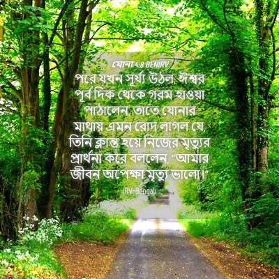 Picture 04 - যোনা 4:8 BENIRV - পরে যখন সূর্য্য - Bible Verse Picture