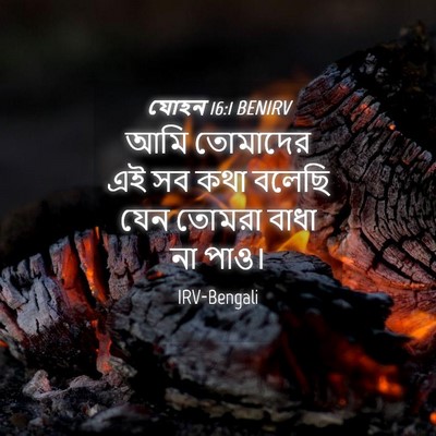 Picture 04 - যোহন 16:1 BENIRV - আমি তোমাদের এই সব - Bible Verse Picture