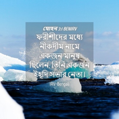Picture 04 - যোহন 3:1 BENIRV - ফরীশীদের মধ্যে - Bible Verse Picture