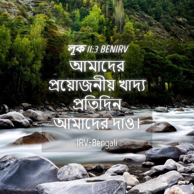 Picture 04 - লূক 11:3 BENIRV - আমাদের - Bible Verse Picture