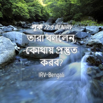Picture 04 - লূক 22:9 BENIRV - তারা বললেন, কোথায় - Bible Verse Picture