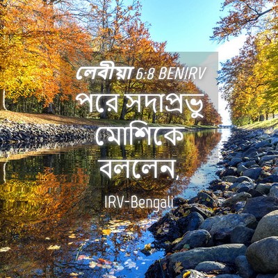 Picture 04 - লেবীয়া 6:8 BENIRV - পরে সদাপ্রভু - Bible Verse Picture