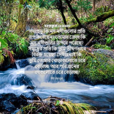 Picture 04 - হবক্কুক 3:8 BENIRV - সদাপ্রভু কি নদ - Bible Verse Picture