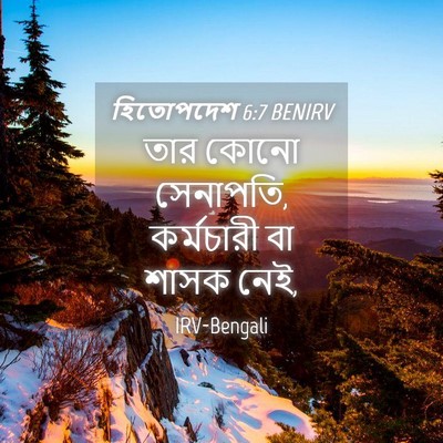 Picture 04 - হিতোপদেশ 6:7 BENIRV - তার কোনো সেনাপতি, - Bible Verse Picture