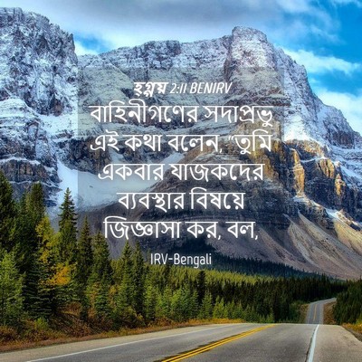 Picture 04 - হ্গ্গয় 2:11 BENIRV - বাহিনীগণের - Bible Verse Picture