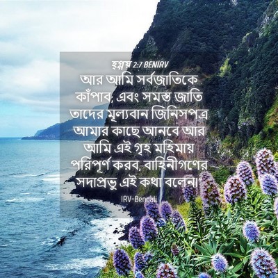 Picture 04 - হ্গ্গয় 2:7 BENIRV - আর আমি সর্বজাতিকে - Bible Verse Picture