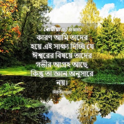 Picture 04 - ৰোমীয়া 10:2 BENIRV - কারণ আমি তাদের - Bible Verse Picture
