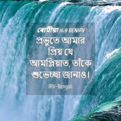 Picture 04 - ৰোমীয়া 16:8 BENIRV - প্রভুতে আমার - Bible Verse Picture