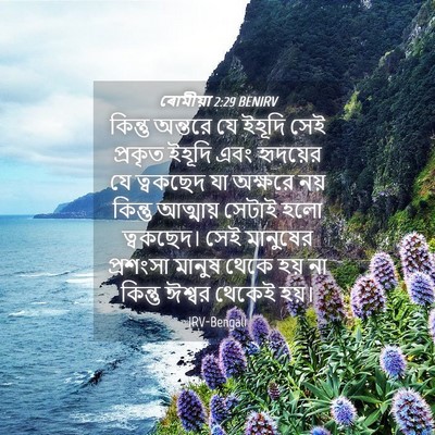 Picture 04 - ৰোমীয়া 2:29 BENIRV - কিন্তু অন্তরে যে - Bible Verse Picture