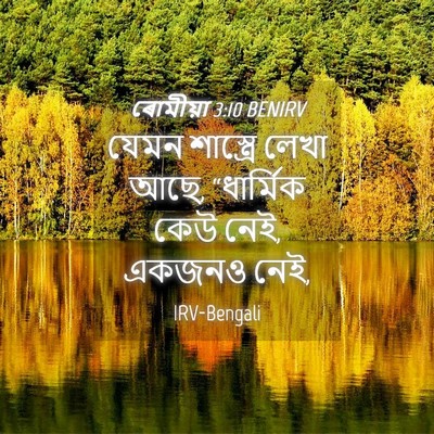 Picture 04 - ৰোমীয়া 3:10 BENIRV - যেমন শাস্ত্রে - Bible Verse Picture