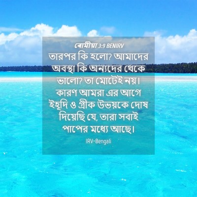 Picture 04 - ৰোমীয়া 3:9 BENIRV - তারপর কি হলো? - Bible Verse Picture